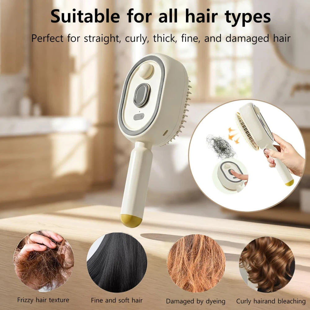 Electric Steam Massage Hair Brush