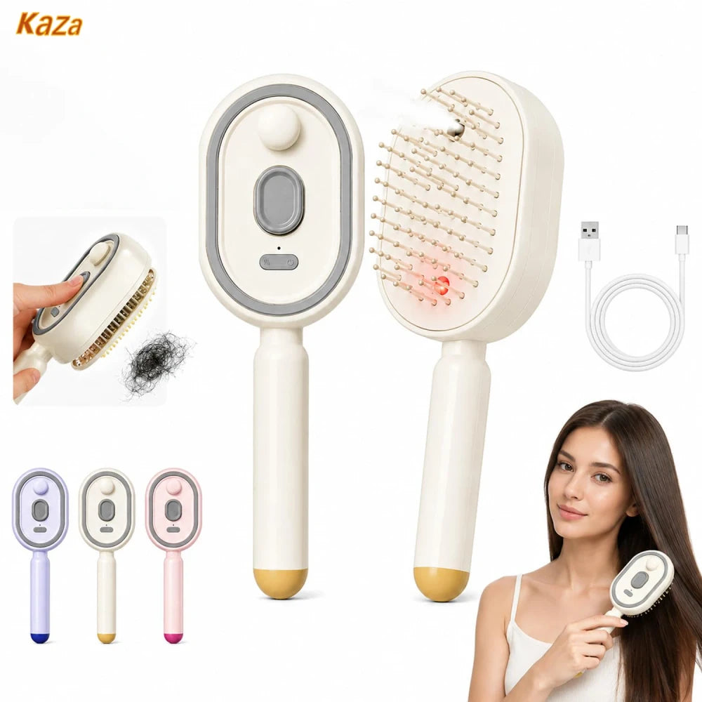Electric Steam Massage Hair Brush