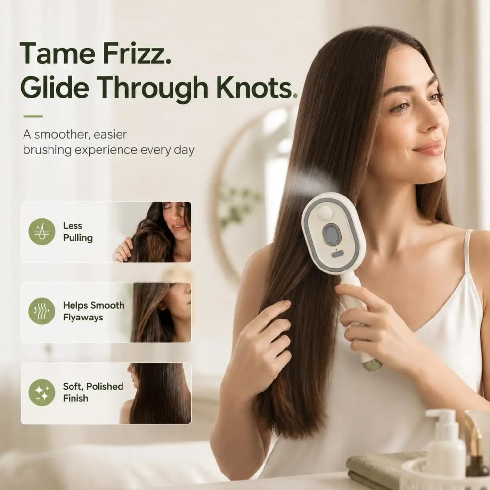 Electric Steam Massage Hair Brush