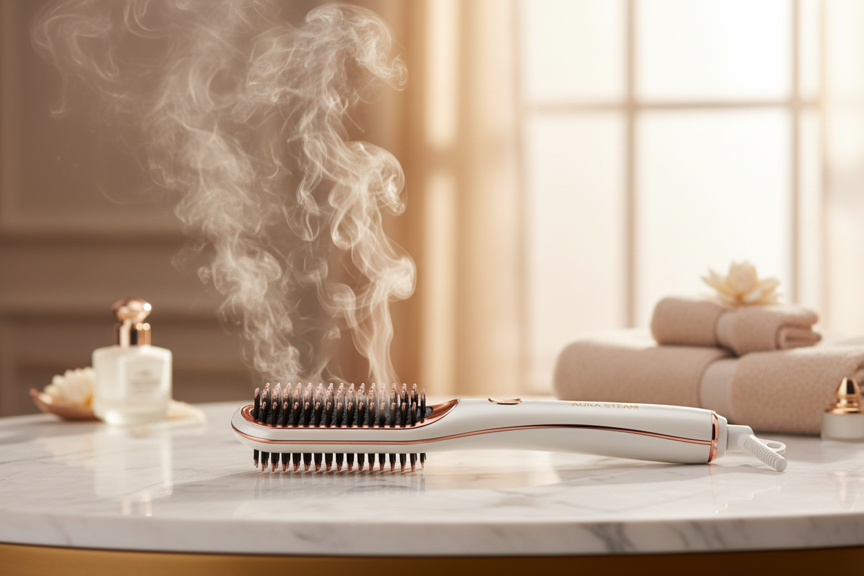 Luxury Steamed Hairbrush Hero